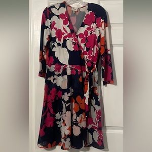 Faux wrap dress